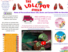 Tablet Screenshot of mylollipopguild.com